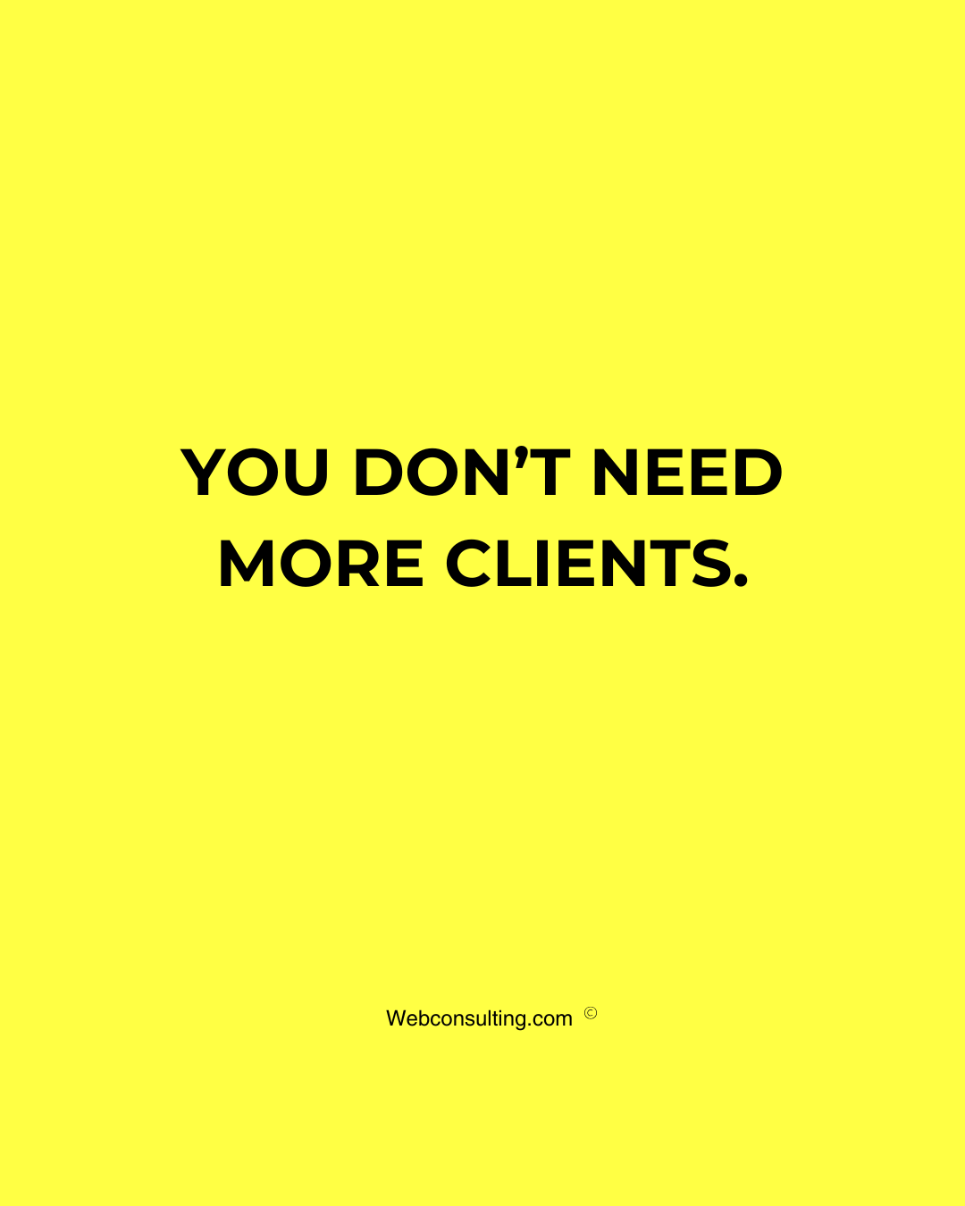 Featured image for “You Don’t Need More Clients. You Need More Alignment.”