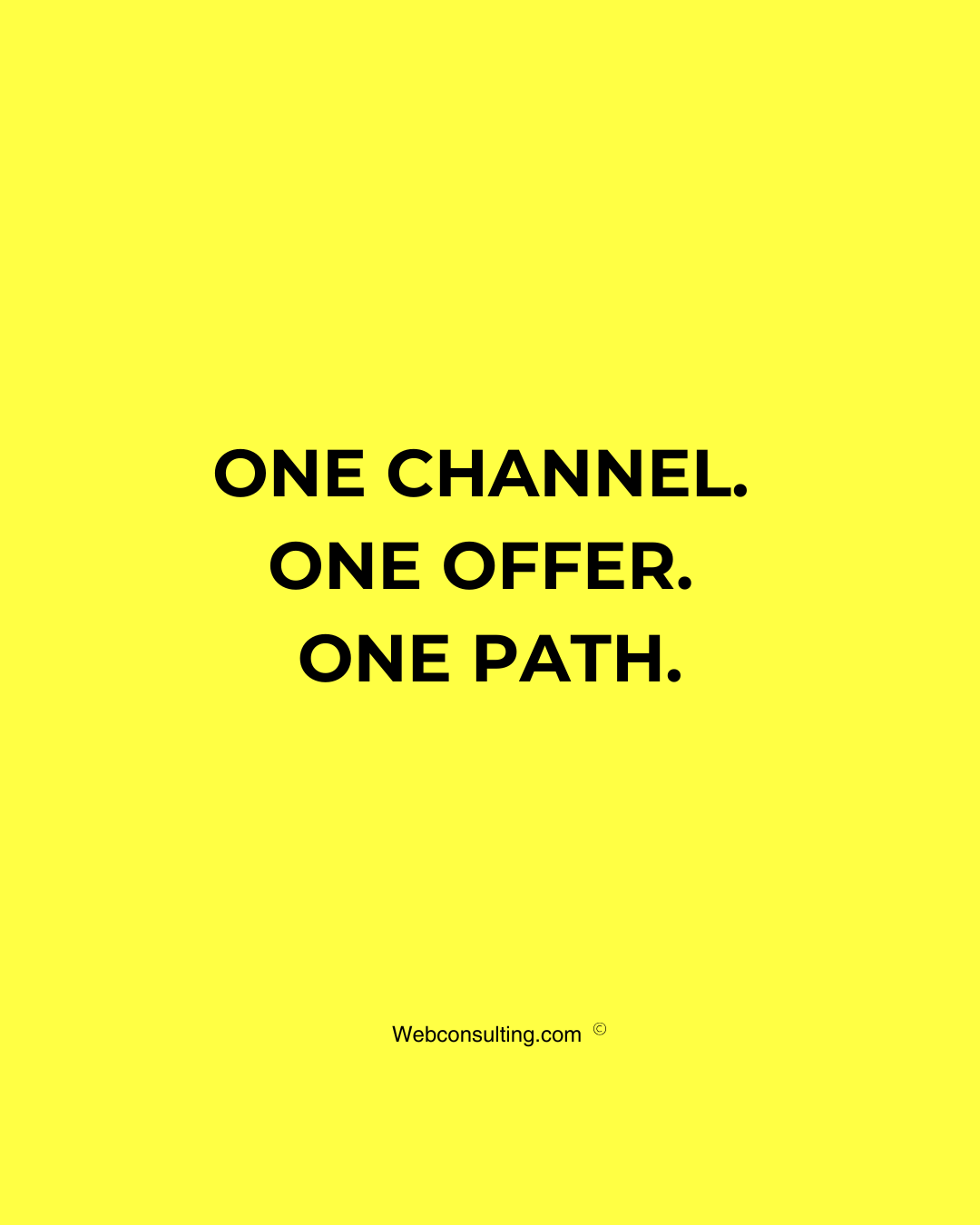 Featured image for “Pick One Channel and Master It: The Simplest Way to Scale”